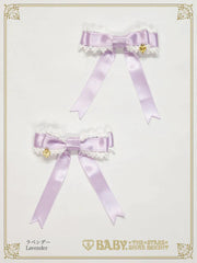 B48HA940 Mignonette Fleurie Satin Ribbon Clip