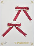 B48HA940 Mignonette Fleurie Satin Ribbon Clip