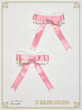 B48HA940 Mignonette Fleurie Satin Ribbon Clip