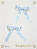 B48HA940 Mignonette Fleurie Satin Ribbon Clip