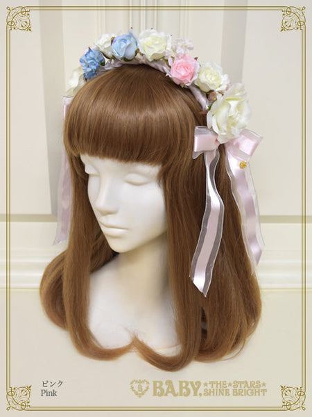 B48HA989 Fantasy Flower Princess Flower Headbow