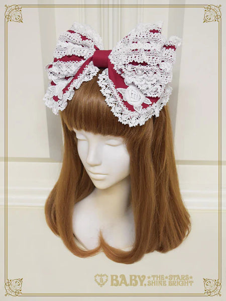 B49HA901 Romantic Dream Rose Headbow