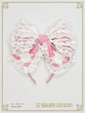 B49HA901 Romantic Dream Rose Headbow