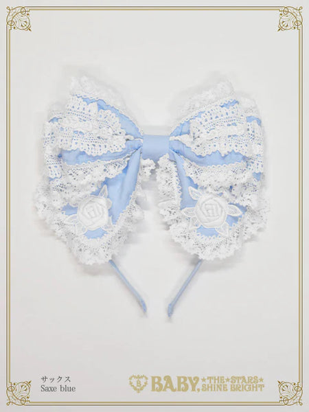 B49HA901 Romantic Dream Rose Headbow