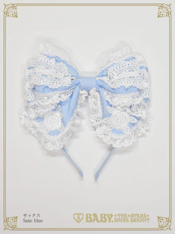 B49HA901 Romantic Dream Rose Headbow