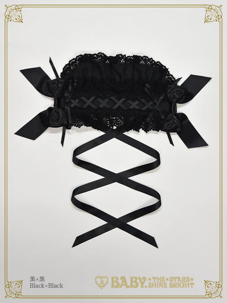 B48HA994 Innocent Ribbon Frill Headdress