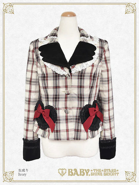 B48JK330 Sweet Wing Tartan Check Jacket