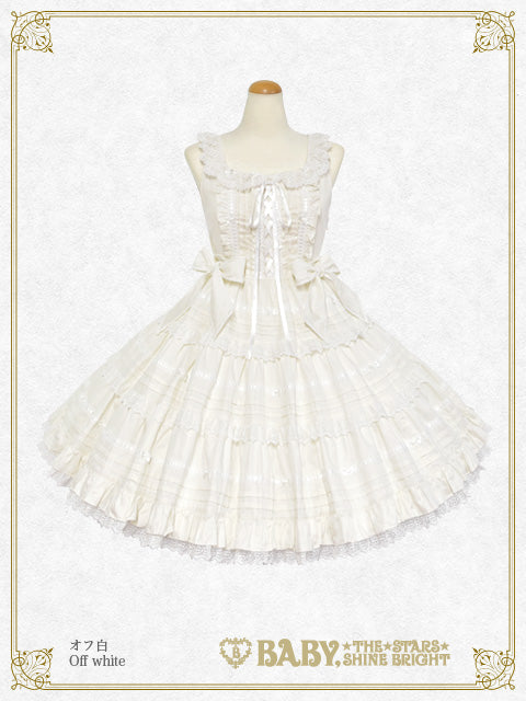 Lumignon ルミニョン Bijou grid ribbon dress Lumignon ルミニョン Bijou grid ribbon dress レディース