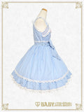 B48JS223 Dot Baby Ribbon Jumperskirt