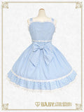 B48JS223 Dot Baby Ribbon Jumperskirt