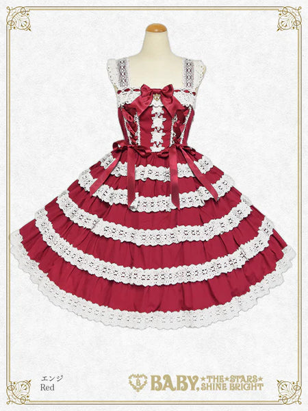 B49JS201 Romantic Dream Rose Jumperskirt