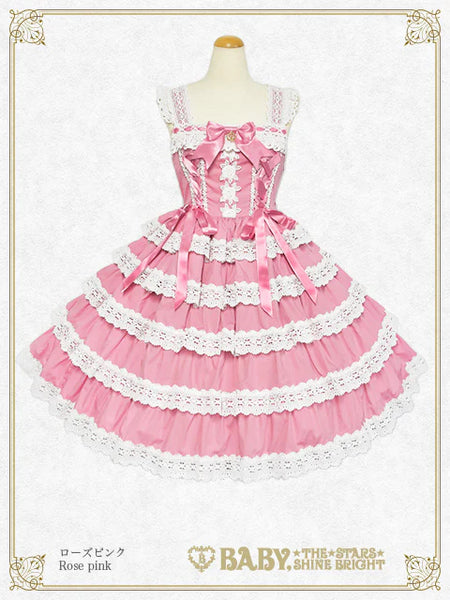 B49JS201 Romantic Dream Rose Jumperskirt