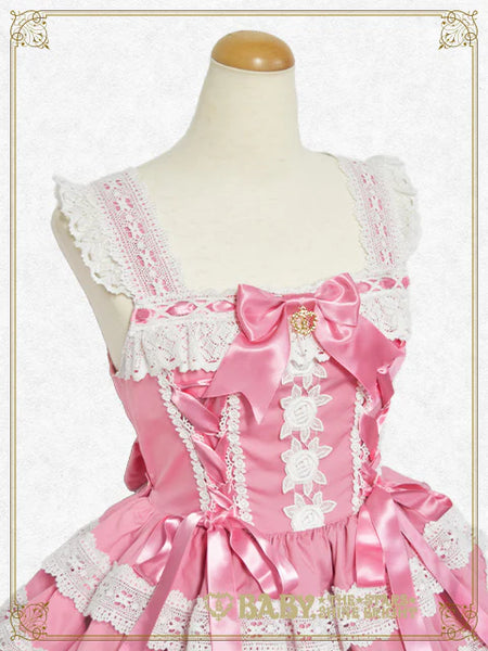 B49JS201 Romantic Dream Rose Jumperskirt