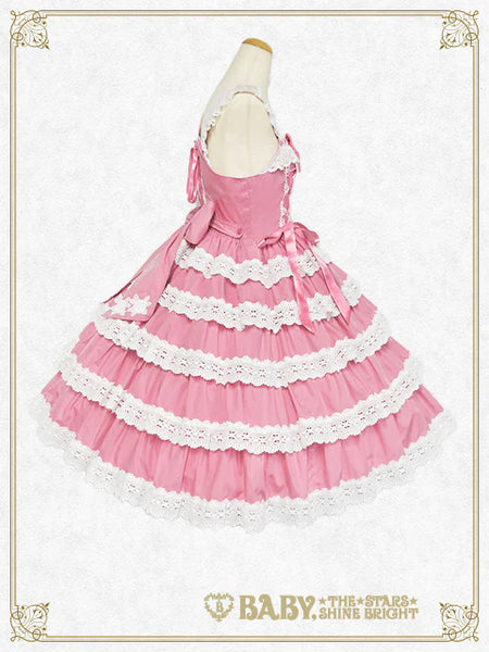 B49JS201 Romantic Dream Rose Jumperskirt