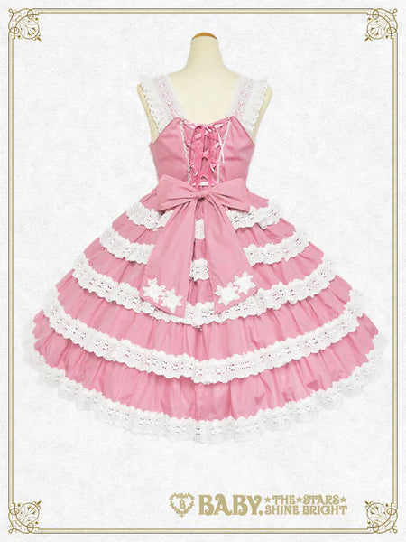 B49JS201 Romantic Dream Rose Jumperskirt