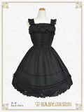 B48JS249 Ribbon Scallop Jumperskirt