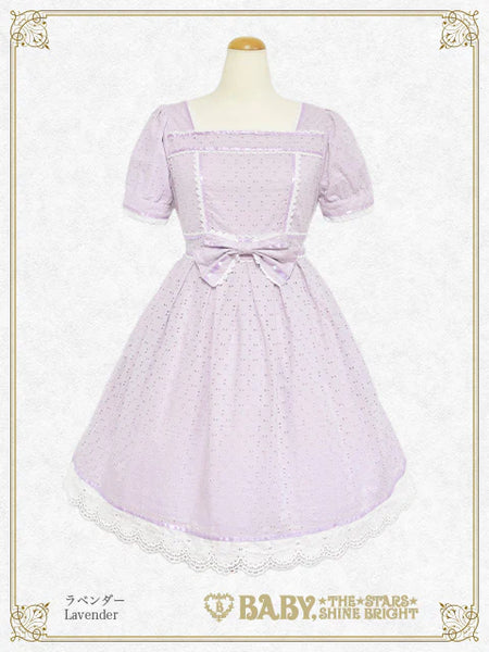 B48OP312 Innocent Ribbon Lace Audrey Onepiece Dress