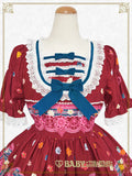 B48OP340 Pastoral Decoration Palette Onepiece Dress