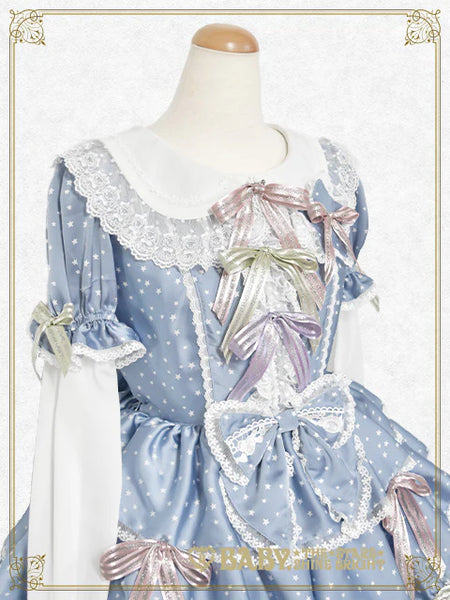 B48OP342 Sweets＆Candy Starry Sky Usakumya Onepiece Dress