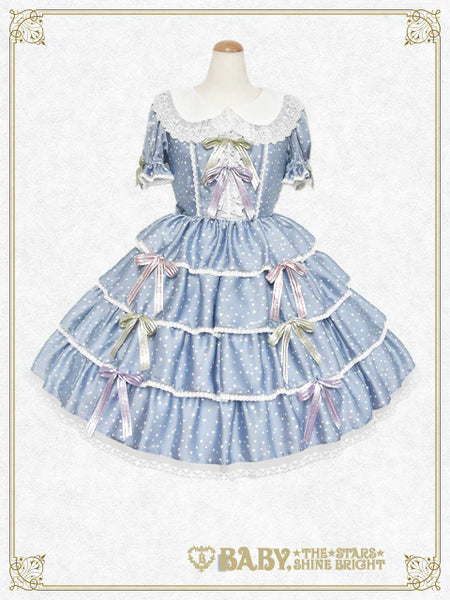 B48OP342 Sweets＆Candy Starry Sky Usakumya Onepiece Dress