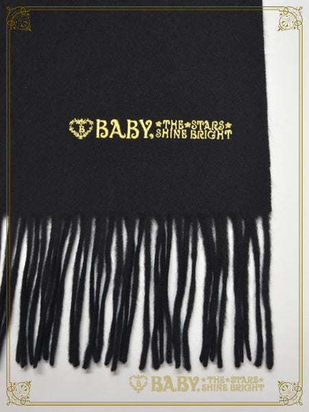 B48OT066 Baby Logo Embroidered Stole