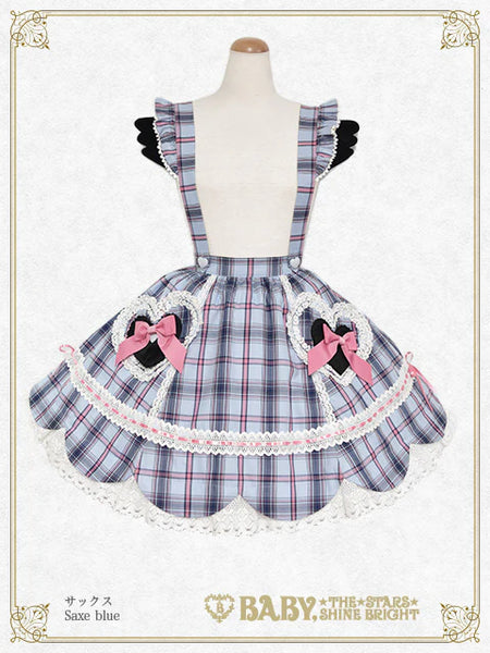 B48SK510 Sweet Wing Tartan Check Skirt