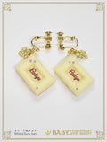B49AC041 Love Chocolate Clip-on Earrings