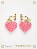 B49AC041 Love Chocolate Clip-on Earrings