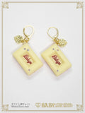 B49AC042 Love Chocolate Pierced Earrings