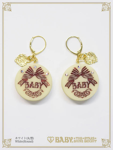 B49AC042 Love Chocolate Pierced Earrings