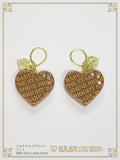 B49AC042 Love Chocolate Pierced Earrings