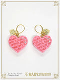 B49AC042 Love Chocolate Pierced Earrings