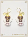 B49AC089 Christmas Angel Kumya Pierced Earrings