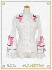 B49BL404 Le Ruban d' Ombre à Trois Couches Blouse