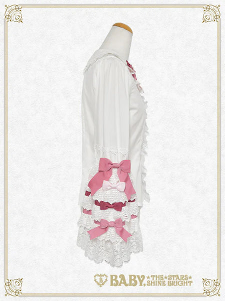 B49BL404 Le Ruban d' Ombre à Trois Couches Blouse