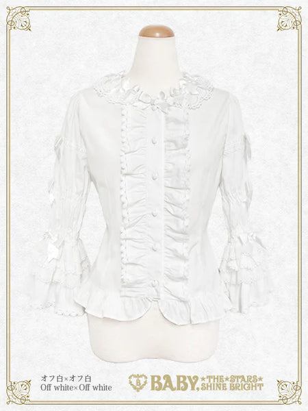 B49BL406 Creamy Sweet Macaron Blouse