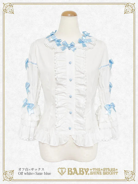 B49BL406 Creamy Sweet Macaron Blouse