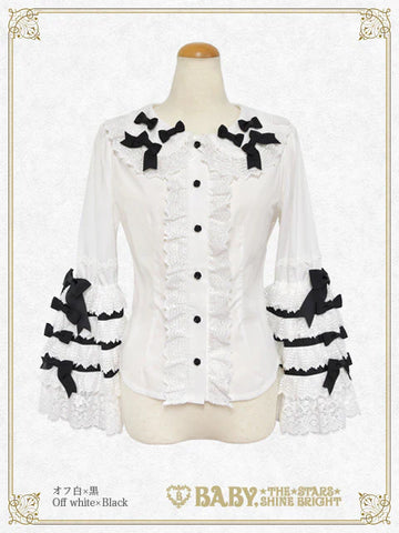 B49BL409 Le Ruban à Trois Couches Blouse