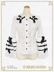 B49BL409 Le Ruban à Trois Couches Blouse