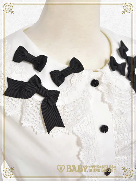 B49BL409 Le Ruban à Trois Couches Blouse