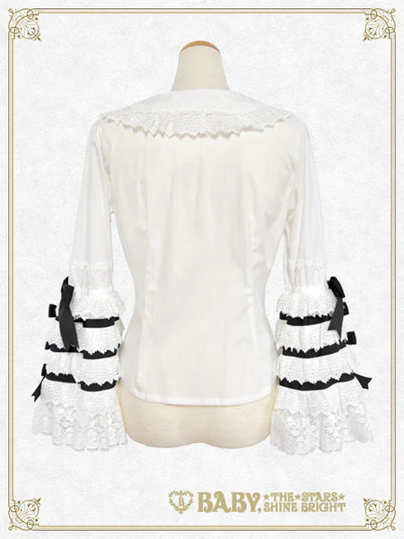 B49BL409 Le Ruban à Trois Couches Blouse