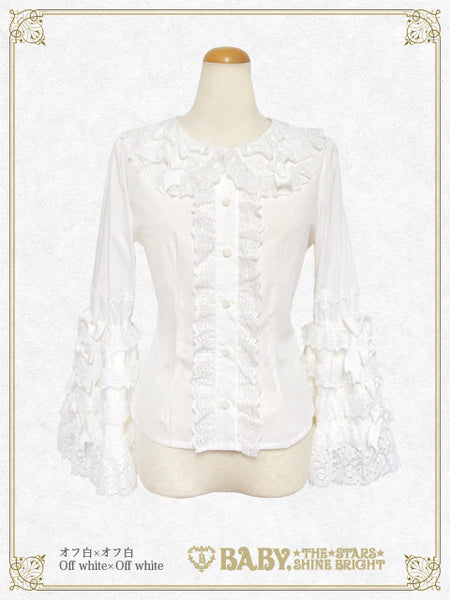 B49BL409 Le Ruban à Trois Couches Blouse