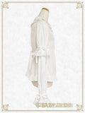 B49BL411 Detachable Sleeves Babydoll Blouse