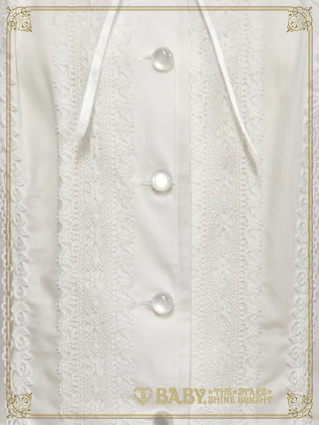 B49BL412 Princess Sleeve Back Shirring Blouse