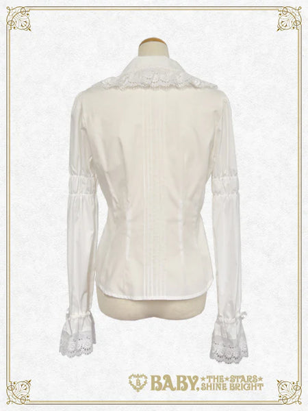 B49BL413 Back Pintuck Blouse