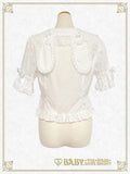B49BL416 Bunny Ears Half Sleeve Blouse