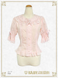 B49BL416 Bunny Ears Half Sleeve Blouse
