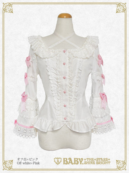 B49BL418 Cutie♡Whipped Cream Parfait Blouse