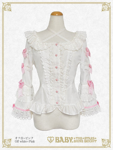 B49BL418 Cutie♡Whipped Cream Parfait Blouse
