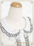 B49BL425 Fluffy Gingham Heart Blouse